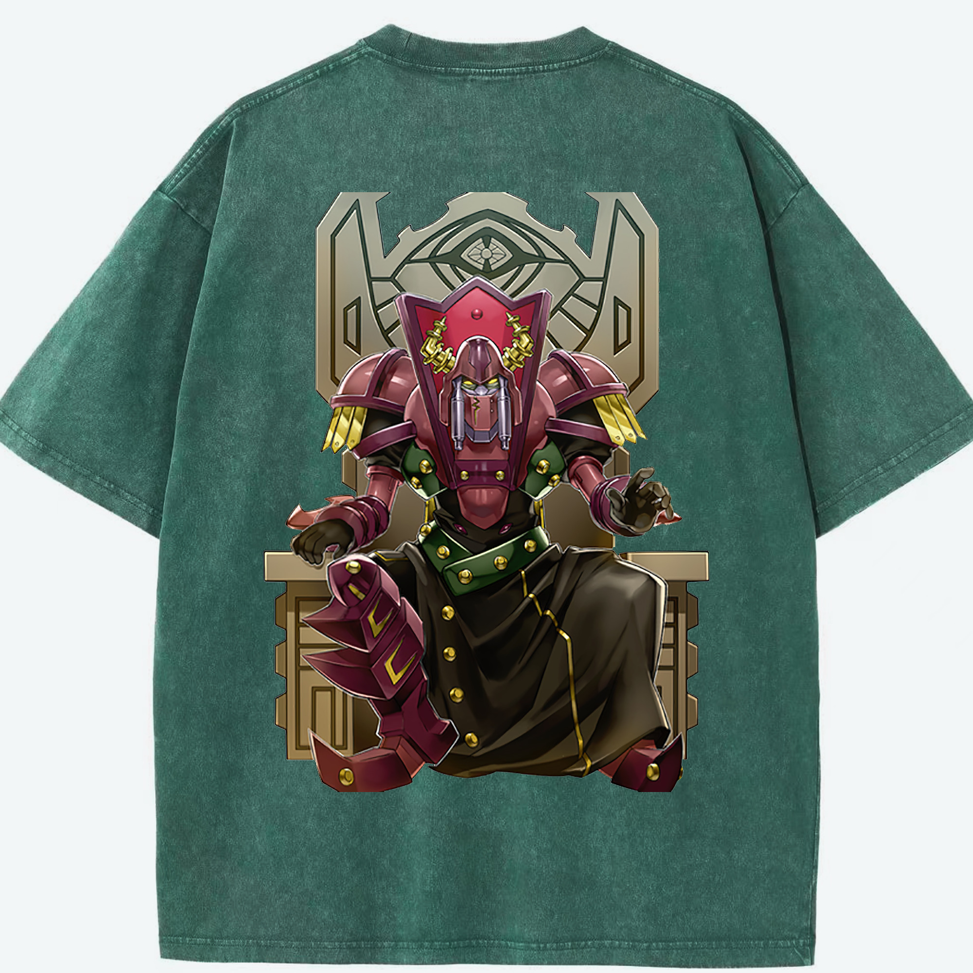 （画像用） 遊☆戯☆王 Yu-Gi-Oh! 綿100% ヴィンテージ風 半袖Tシャツ（背面プリント）